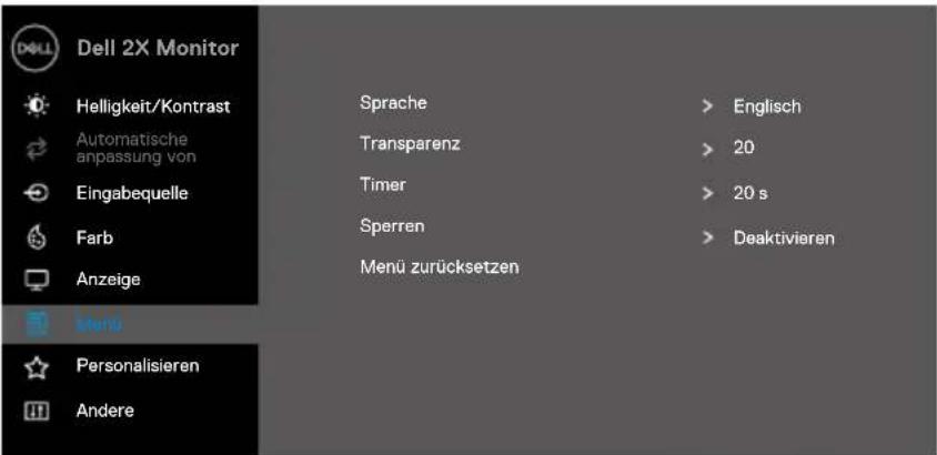 DELL E Series E2421HN - Auf das OSD-menü zugreifen - 17
