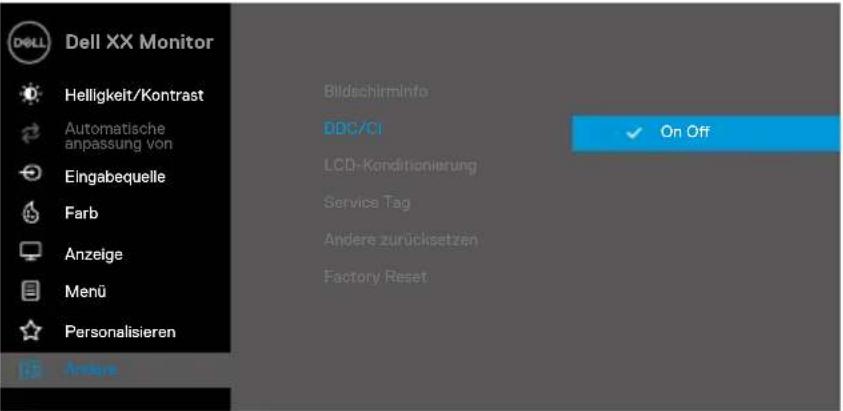 DELL E Series E2421HN - Auf das OSD-menü zugreifen - 26