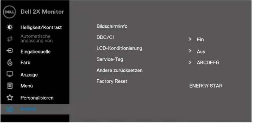 DELL E Series E2421HN - Auf das OSD-menü zugreifen - 24