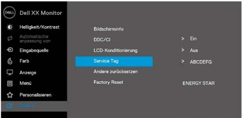 DELL E Series E2421HN - Auf das OSD-menü zugreifen - 28