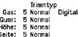 SPEKTRUM SPMR6775 - Trimm-Einstellung MENU - 1