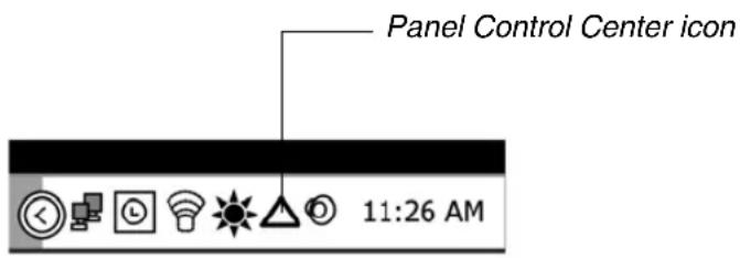 Panel Control Center icon 11:26 AM