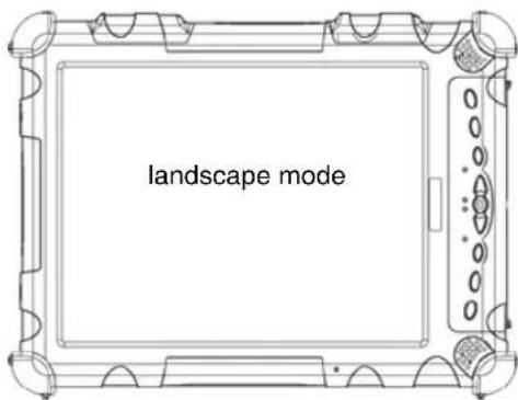 landscape mode