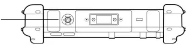 Technical line drawing of a vehicle chassis with front and side compartments (no text or symbols)