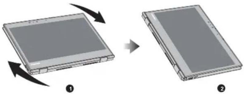 TOSHIBA Portégé X20W-D - Changing the screen orientation - 1