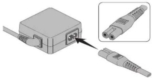 TOSHIBA Portégé X20W-D - Connecting the AC adaptor - 2
