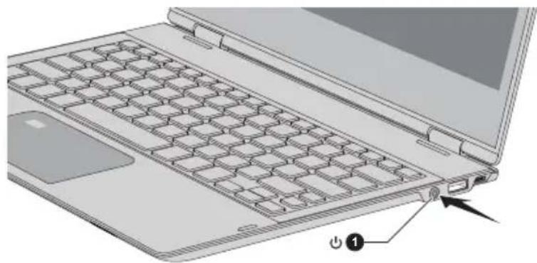 TOSHIBA Portégé X20W-D - Turning on the power - 2