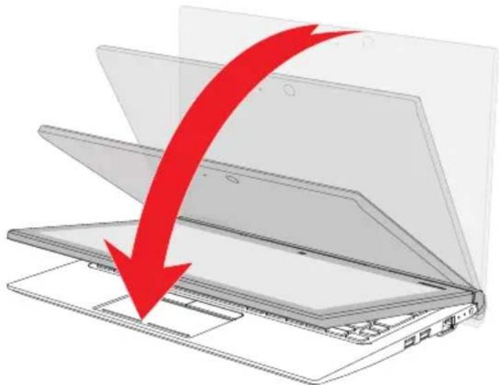 TOSHIBA Portégé Z20t-B - Converting to presentation/tablet mode - 3
