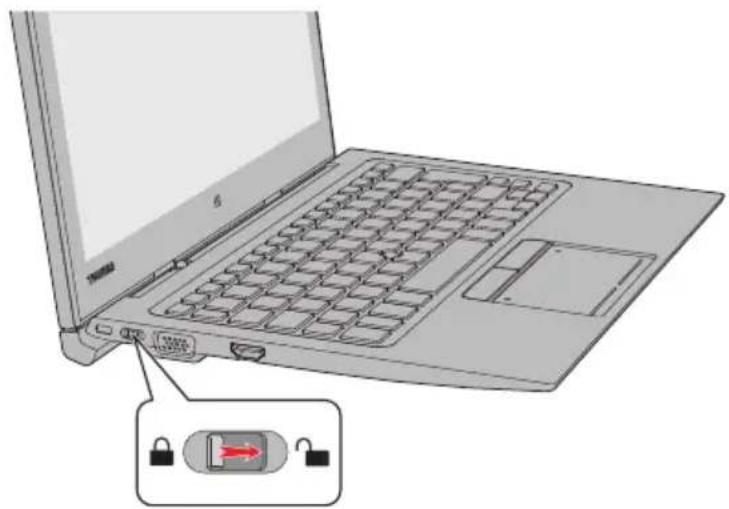 TOSHIBA Portégé Z20t-B - Undocking the tablet computer (only for Z20t-B) - 3