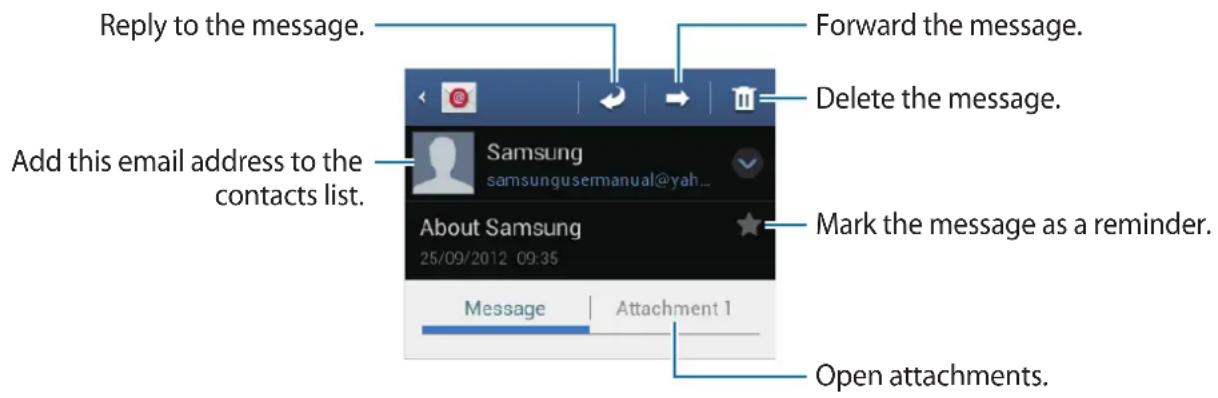 SAMSUNG Galaxy Fame Duos - Reading messages - 1