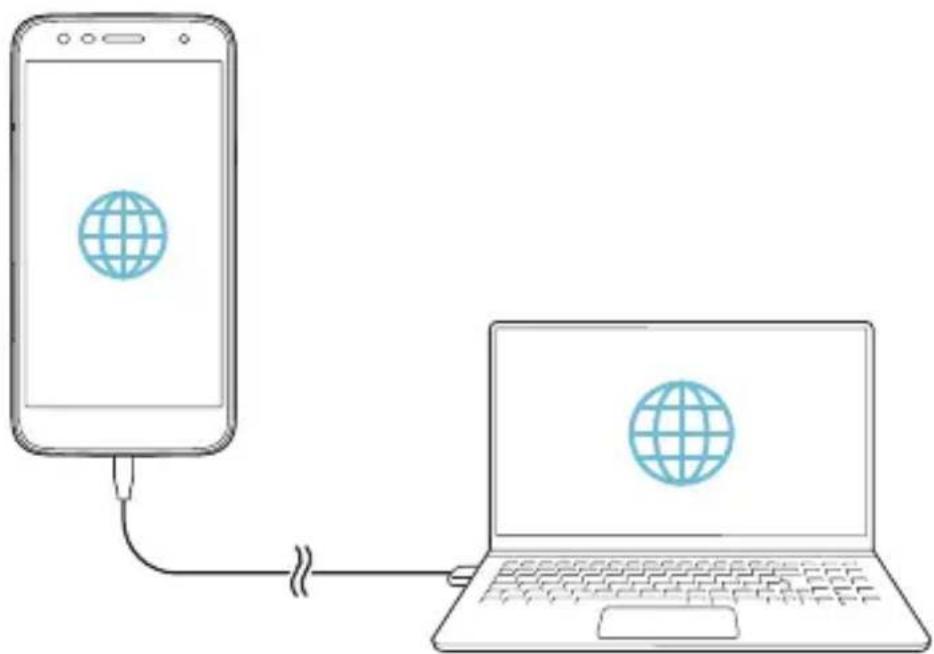 LG X Power 3 - USB-tethering - 2