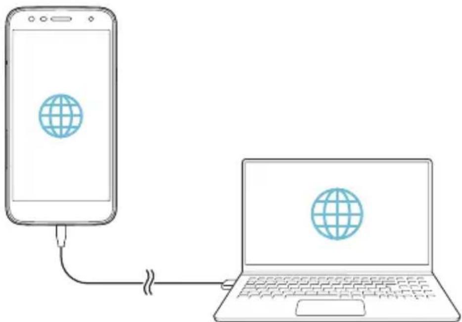 LG X Power 3 - USB tethering - 2