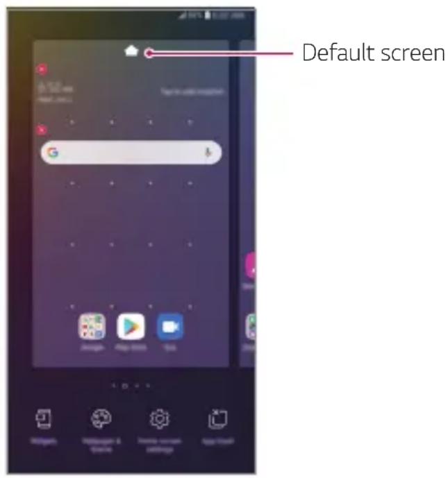 LG Stylo 5 - Editing the Home screen - 1