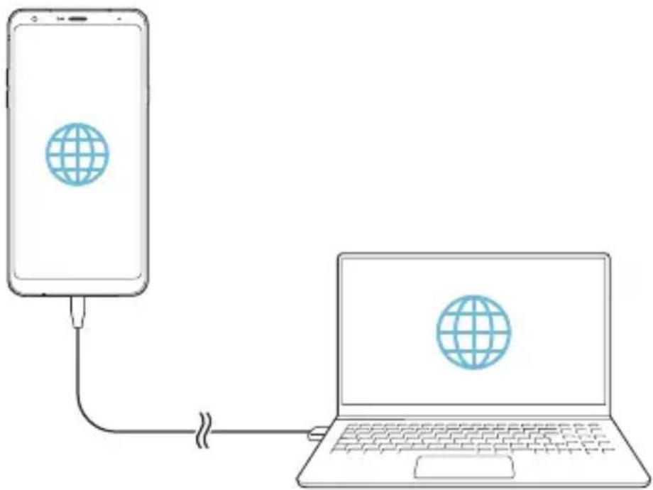 LG Stylo 5 - USB tethering - 2