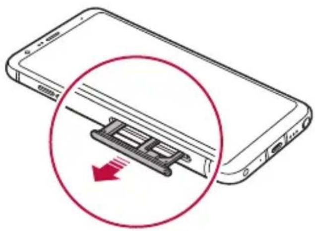 LG Stylo 5 - Installing the SIM card - 3