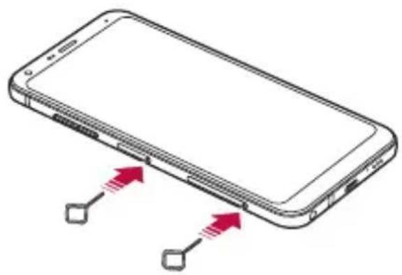 LG Q7+ - 安装 SIM 卡 - 3