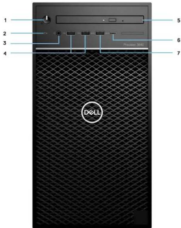 DELL Precision 3640 - Front view - 1