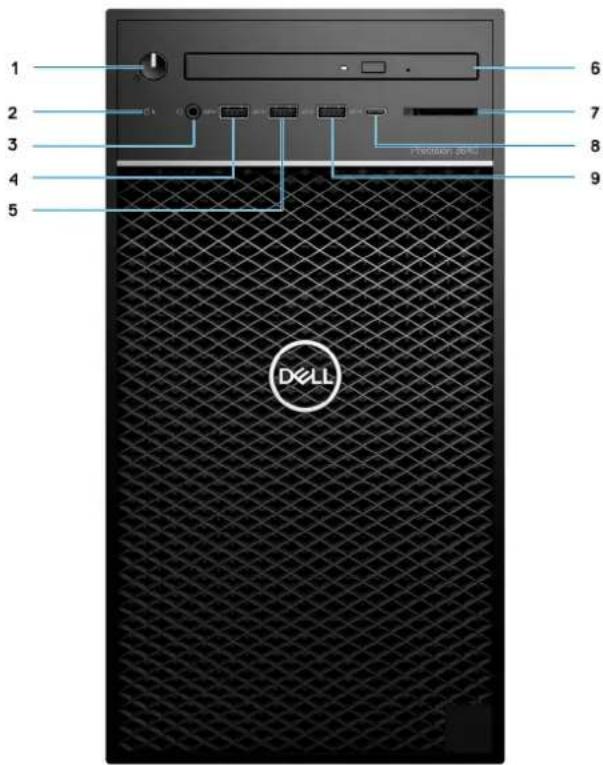 DELL Precision 3640 - Front view - 2