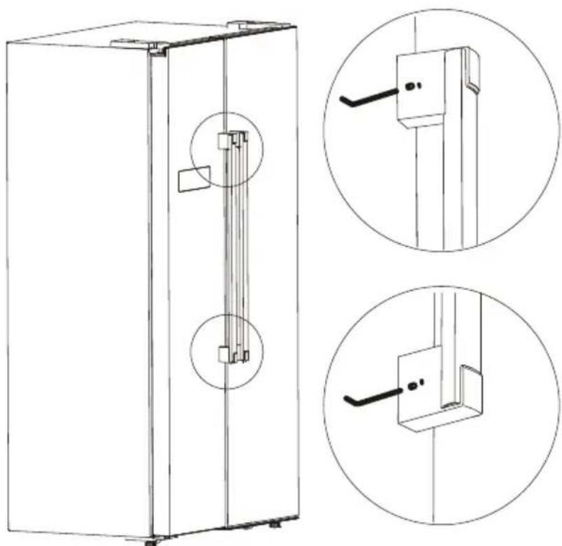SCHNEIDER SCSBSWD436NFX - Enlever les poignées - 1