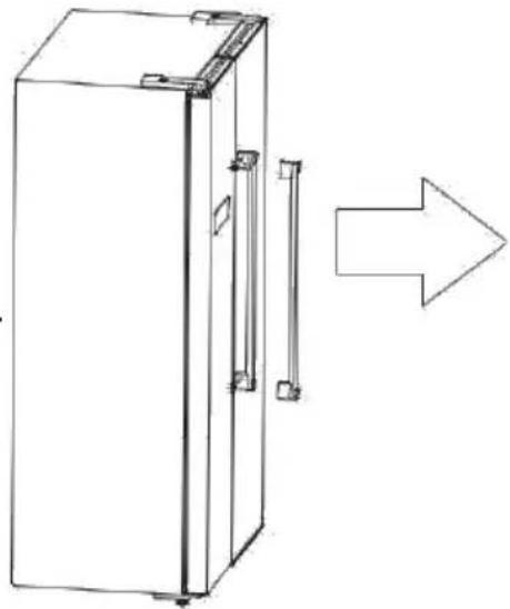 SCHNEIDER SCSBSWD436NFX - Entfernen Sie die Griffe - 2