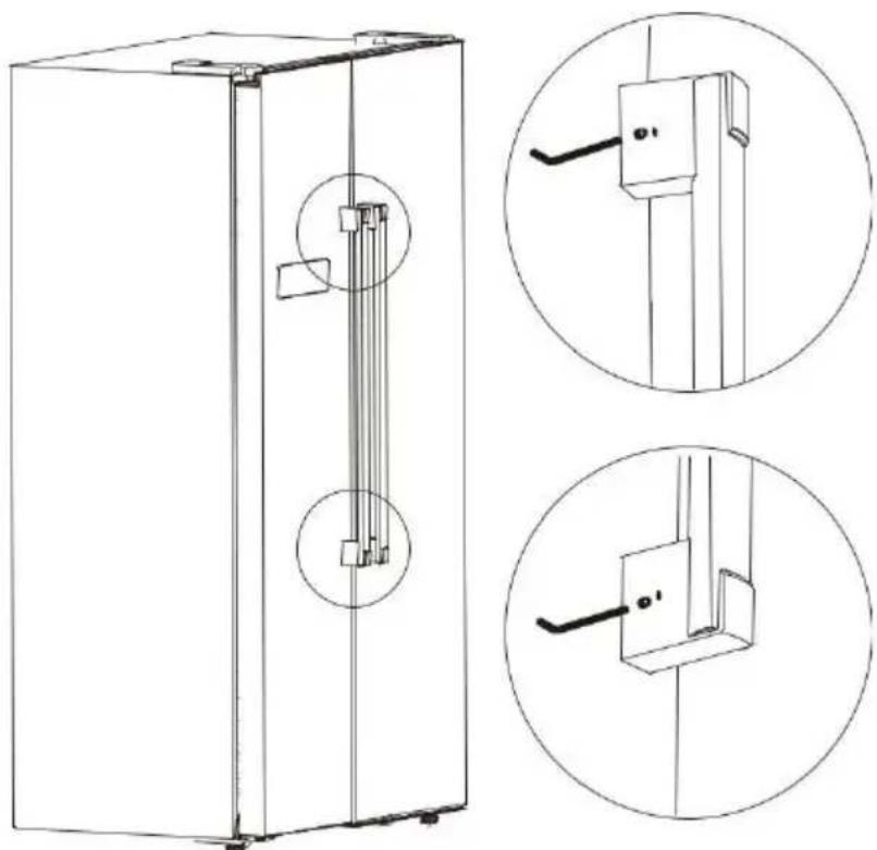 SCHNEIDER SCSBSWD436NFX - Entfernen Sie die Griffe - 1