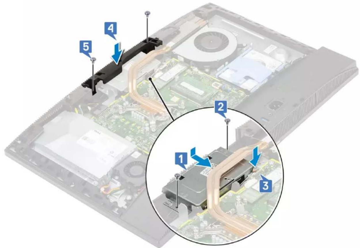 DELL OptiPlex 7470 - Installing the pop-up camera - 3
