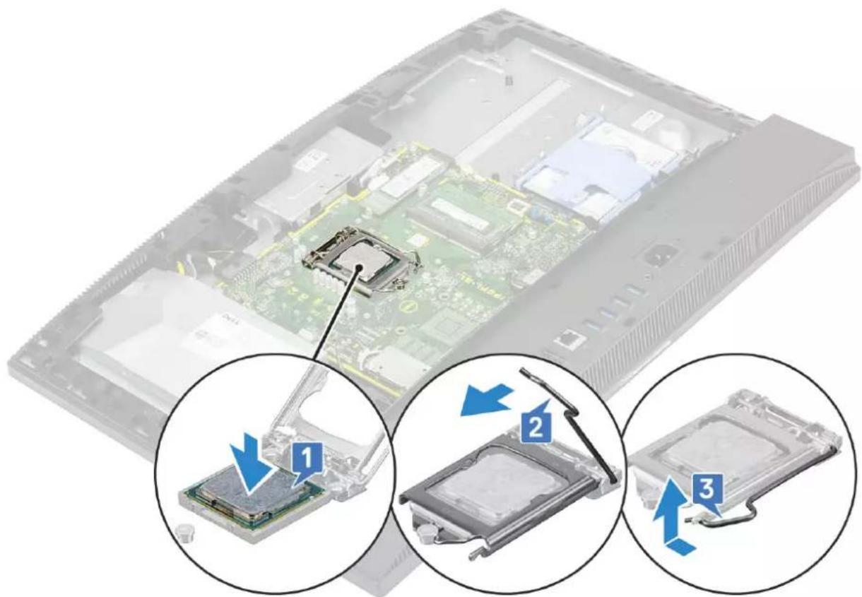 DELL OptiPlex 7470 - Installing the processor - 2