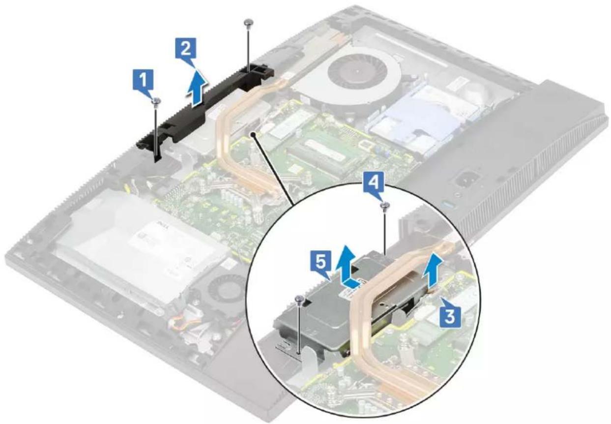 DELL OptiPlex 7470 - Removing the pop-up camera - 1