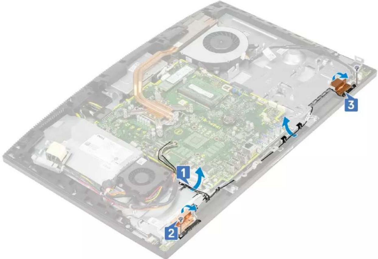 DELL OptiPlex 7470 - Removing the antennas - 1
