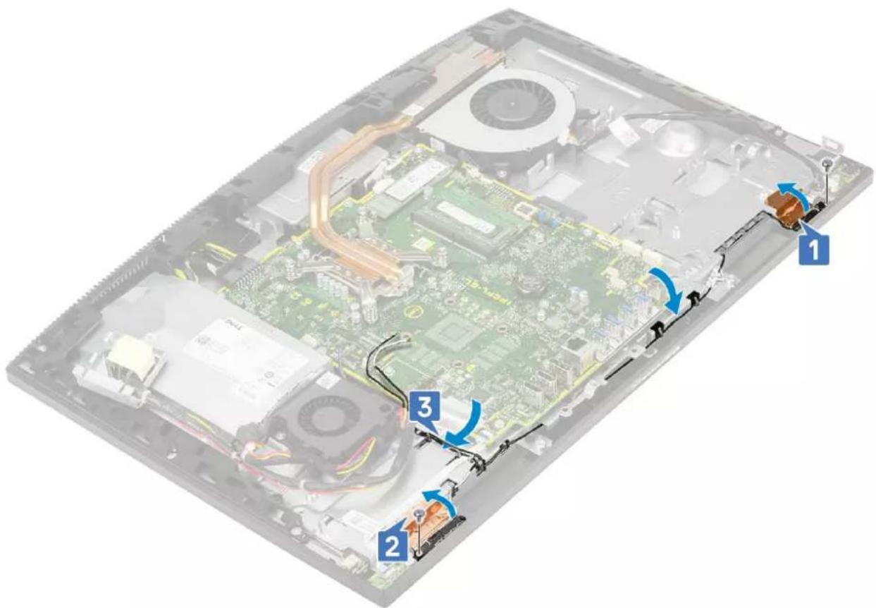 DELL OptiPlex 7470 - Installing the antennas - 1