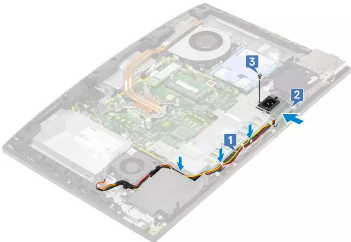 DELL OptiPlex 7470 - Installing the Input and Output bracket - 2