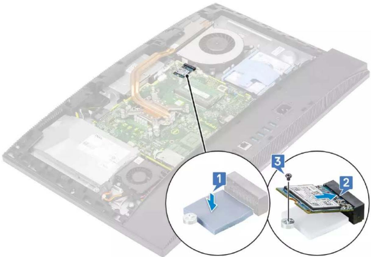 DELL OptiPlex 7470 - Installing the 2230 SSD card - 1