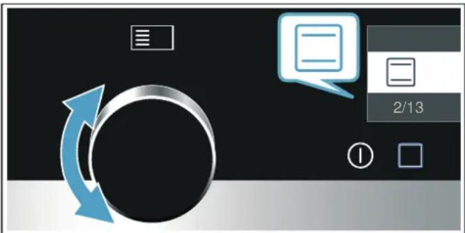 SIEMENS HB579GBS0 - Heizart und Temperatur einstellen - 1