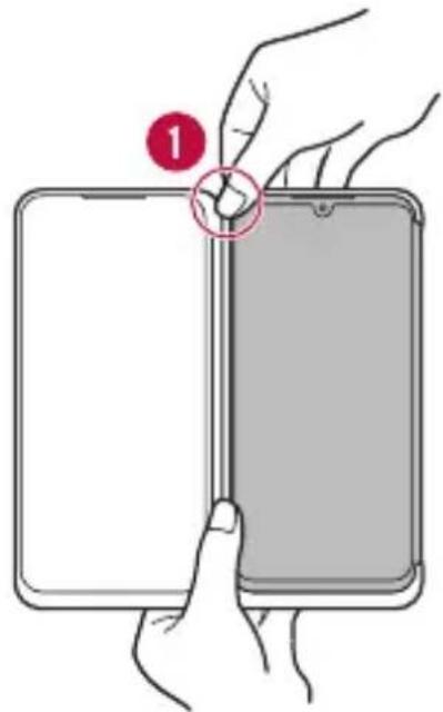 LG Velvet - Das Telefon vom Dual Bildschirm lösen - 2