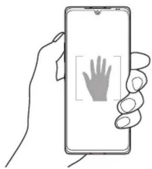 LG Velvet - Gesture shot - 1