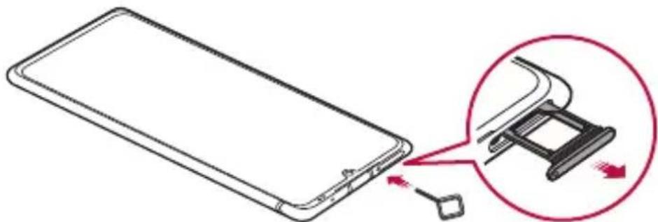 LG Velvet - Installation de la carte SIM - 3