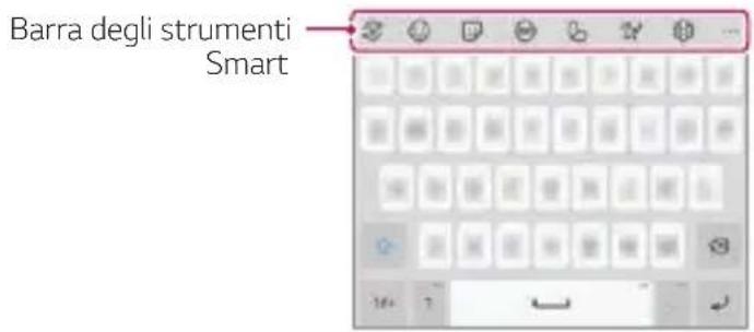 Barra degli strumenti Smart