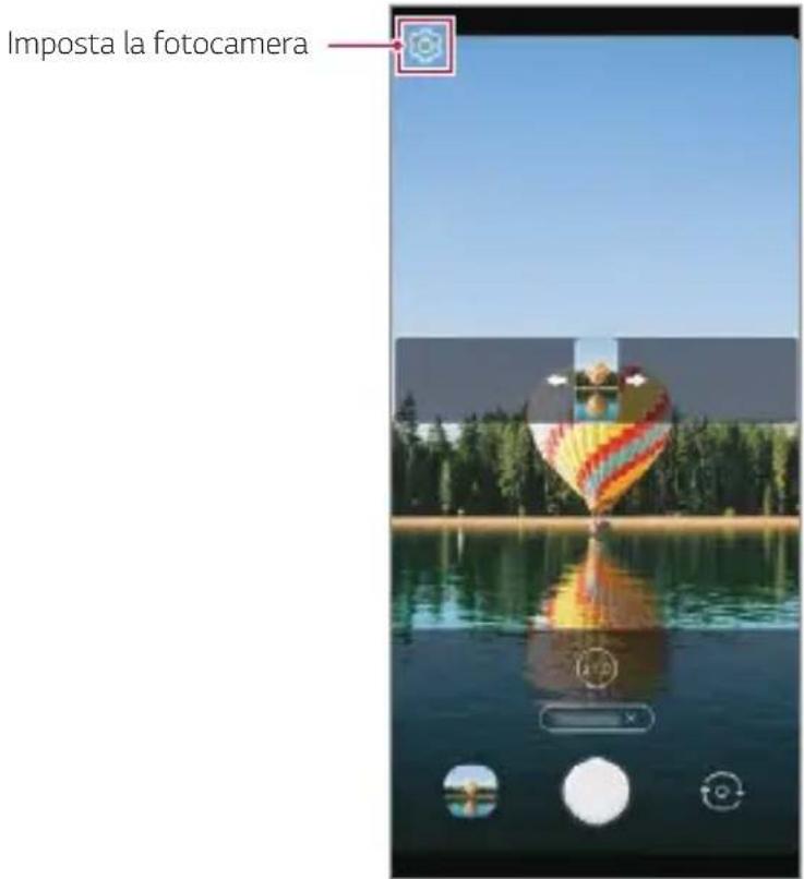 Imposta la fotocamera