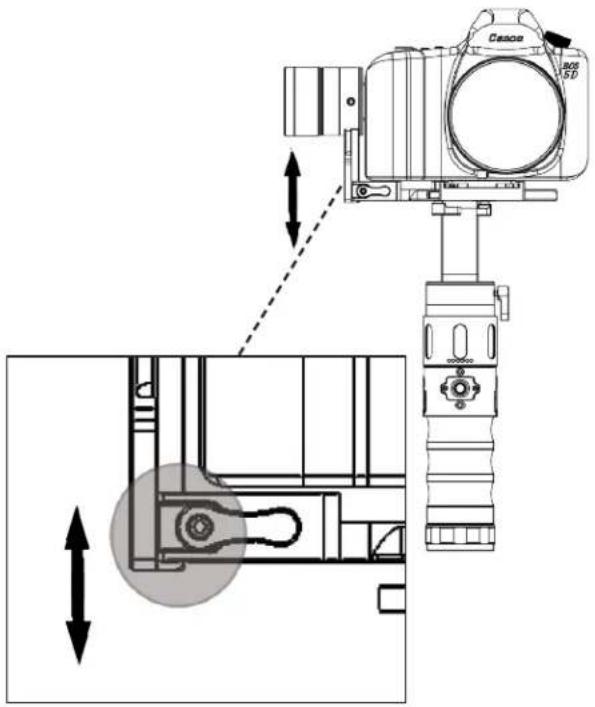 Ikan Beholder-EC1 - Adjust the gimbal pitch - up and down balance - 1