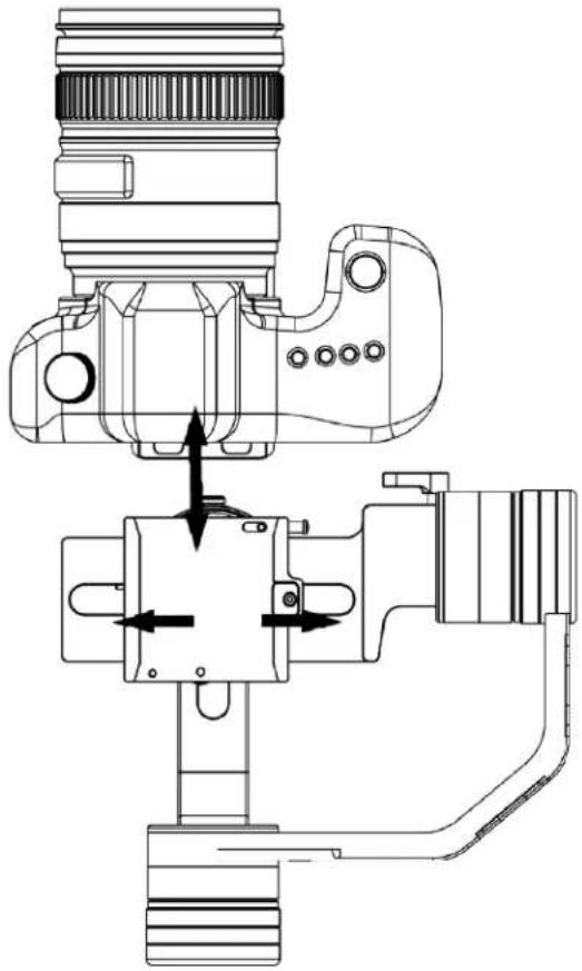 Ikan Beholder-EC1 - Install the camera on gimbal base - 1