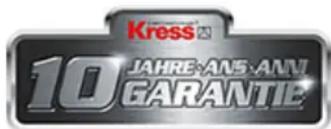 Kress 10 JAHRE ANS ANN GARANTIE