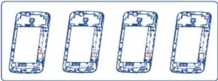 ALCATEL One Touch Pop S9 - Speicherkarte (microSD) einsetzen und entnehmen - 1