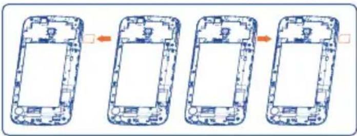ALCATEL One Touch Pop S9 - SIM-Karte einsetzen und entnehmen - 1