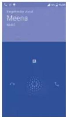 ALCATEL One Touch Go Play - Anruf annehmen oder abweisen - 2