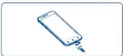 ALCATEL One Touch Go Play - SIM-Karte/SD-Karte einsetzen oder entnehmen - 3