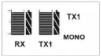 RX TX1 TX1 MONO