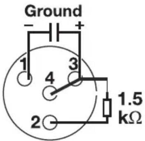 Ground - + 1 3 4 2 1.5 kΩ