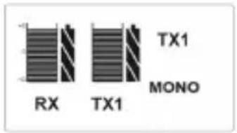 RX TX1 TX1 MONO