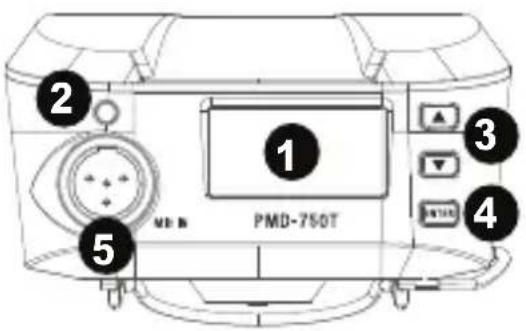 2 1 3 4 5 PMD-750T