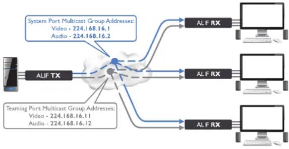 Adder ALIF2020R - Teaming operation - 2